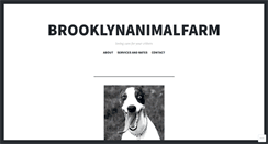 Desktop Screenshot of brooklynanimalfarm.com