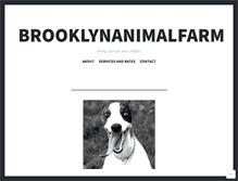 Tablet Screenshot of brooklynanimalfarm.com